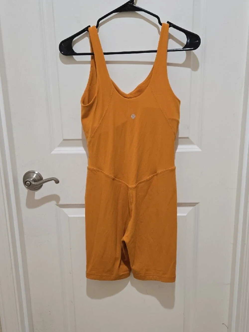 lululemon athletica Sleeveless Mustard Gold Romper Jumpsuit